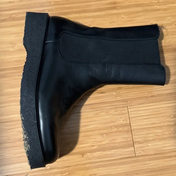 Staud Black Leather Chelsea Boots - Picture 5 of 9